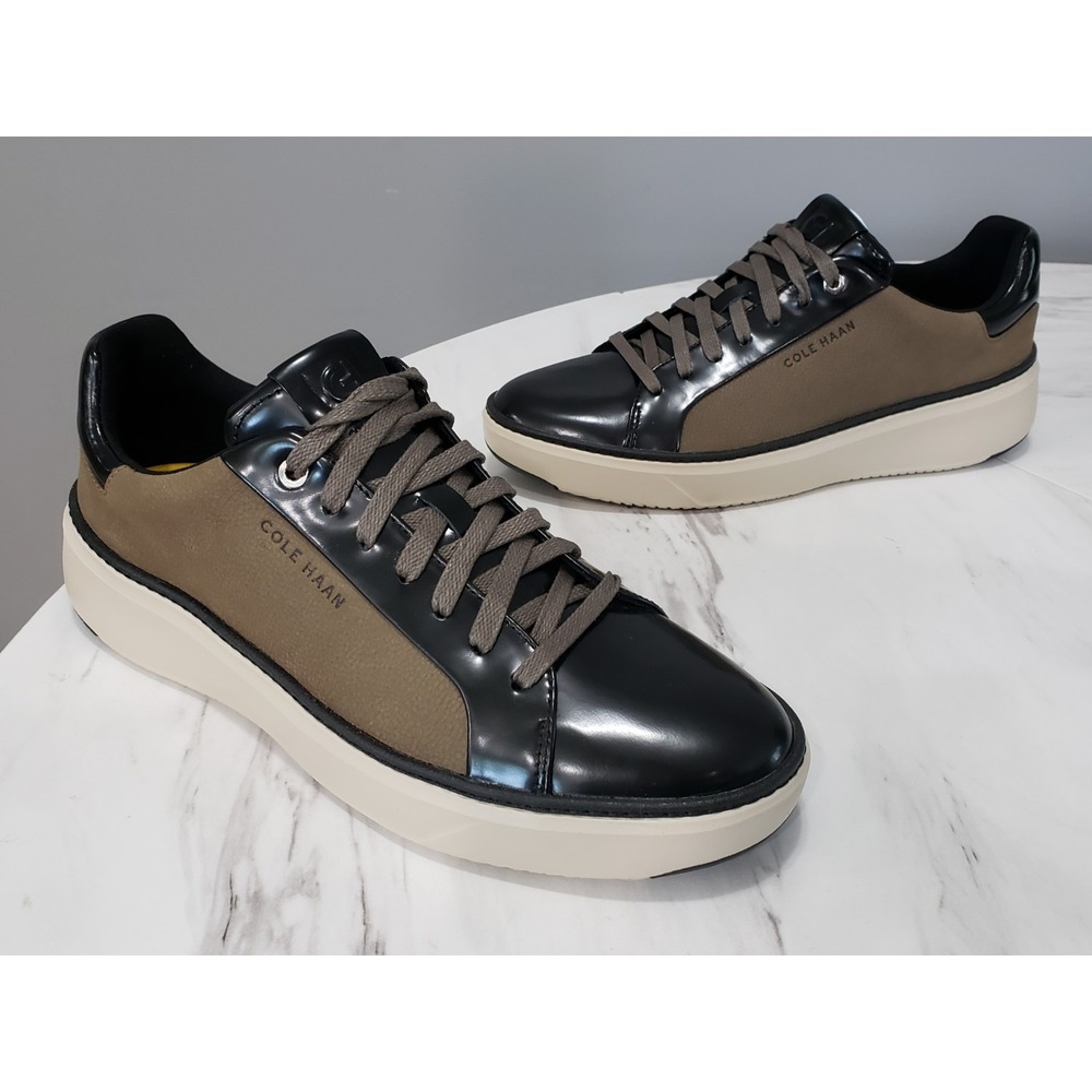NEW NO BOX 8.5 Cole Haan Mens GrandPro Topspin Puffer Sneaker MOREL BLACK C37409